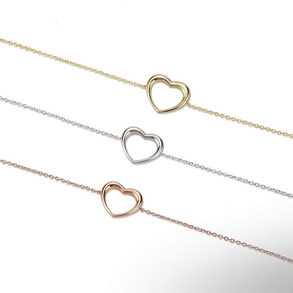 Plain Heart Bracelet