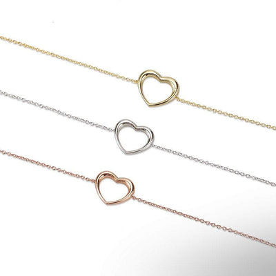 Plain Heart Bracelet
