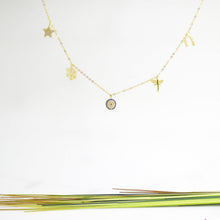 Lucky Symbols ( Evil Eye, Horse Shoe, Star, Dragonfly, Snowflake) Necklaces