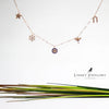 Lucky Symbols ( Evil Eye, Horse Shoe, Star, Dragonfly, Snowflake) Necklaces