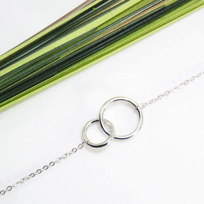 Plain Double Eternity Circle Bracelet