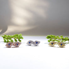 Authentic Evil Eye Stud Earrings