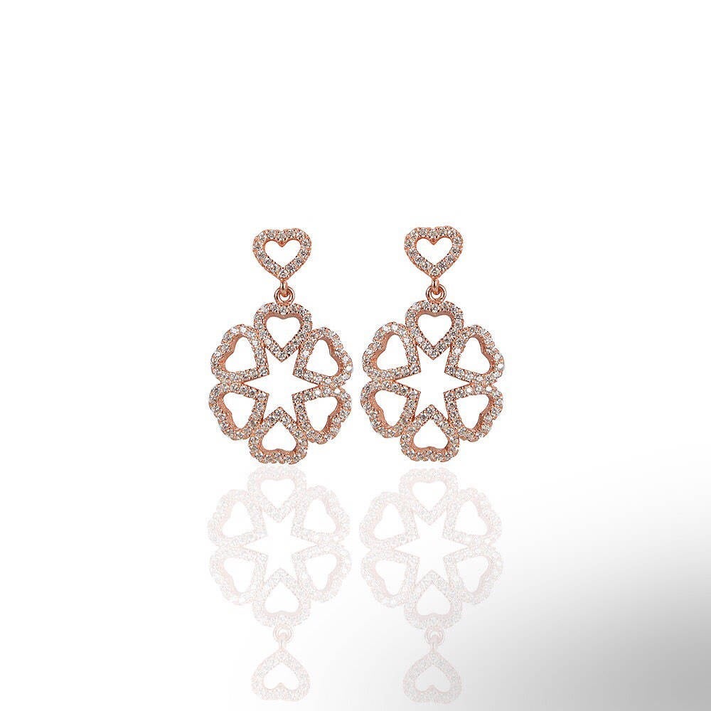 Multi Heart Earrings