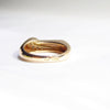 Vintage Rare Russian Diamond Ring , 14K Solid Rose Gold ( UK M / US 6 )