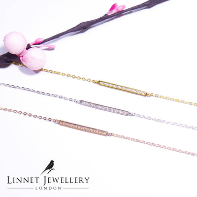 Bar Bracelet Cz