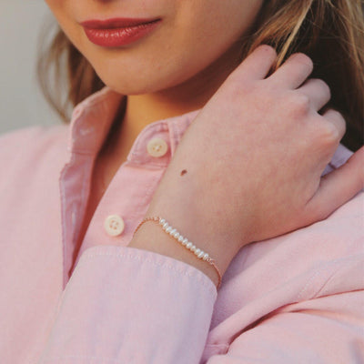 Pearl Bracelet Cz