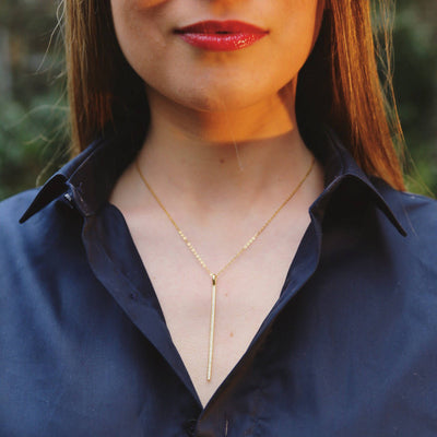 Long Bar Necklace