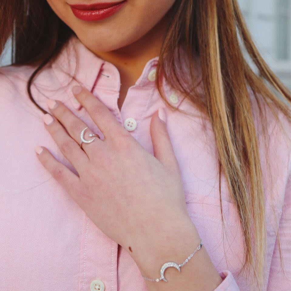 Moon Star Adjustable Rings
