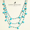 Turquoise Beaded Handmade Necklaces