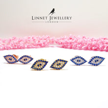 Lucky Evil Eye Stud Earrings