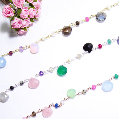 Multi Gemstones Beaded Handmade Necklaces