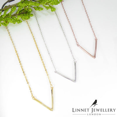 Plain V Necklaces