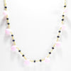 Rose Quartz& Onyx Beaded Handmade Necklaces