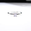 Single Stone Solitaire Rings, .33ct Cz