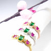 Colourful Dress Rings