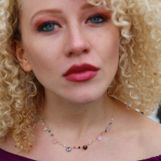 Multi Gemstones Beaded Handmade Necklaces