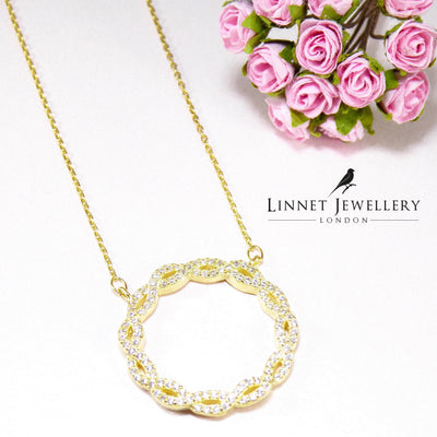 Screwed Circle Necklaces