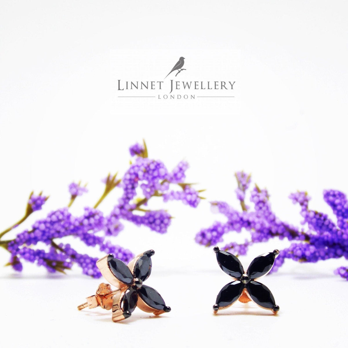 Four Leaves Clover Stud Earrings