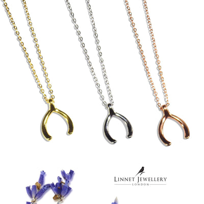 Plain Wishbone Necklaces
