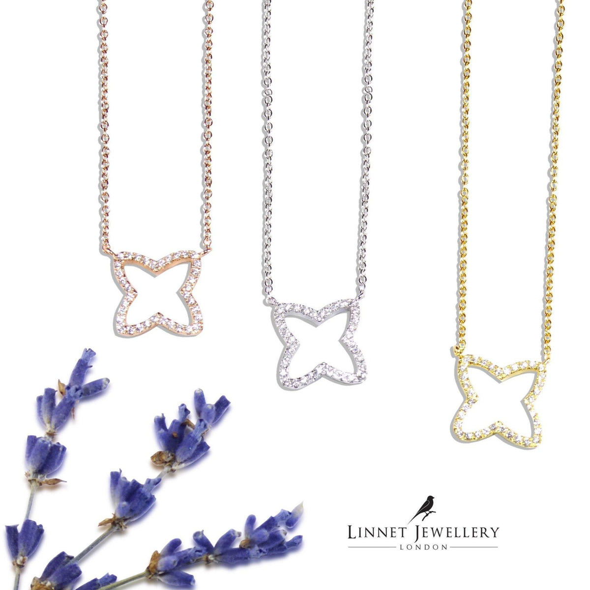 Sharp Clover Necklaces