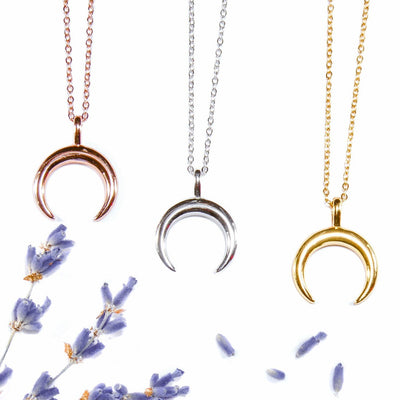 Horn Half Moon Necklaces