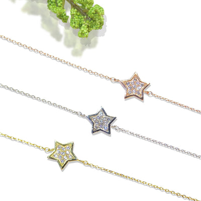 Star Bracelet Cz
