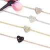 Small Heart Bracelet Cz