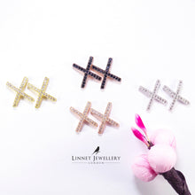 Crosswise X Stud Earrings