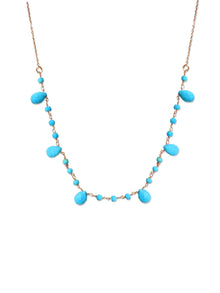 Turquoise Beaded Handmade Necklaces