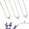 Dainty Triangle Necklaces