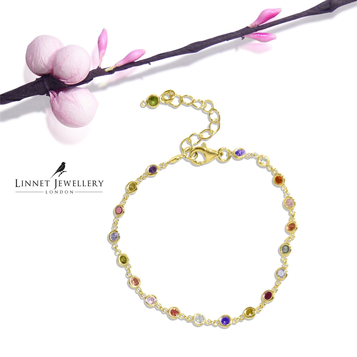 Colourful CZ Stones Bracelets