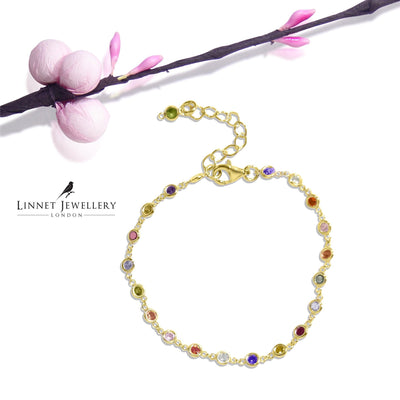 Colourful CZ Stones Bracelets