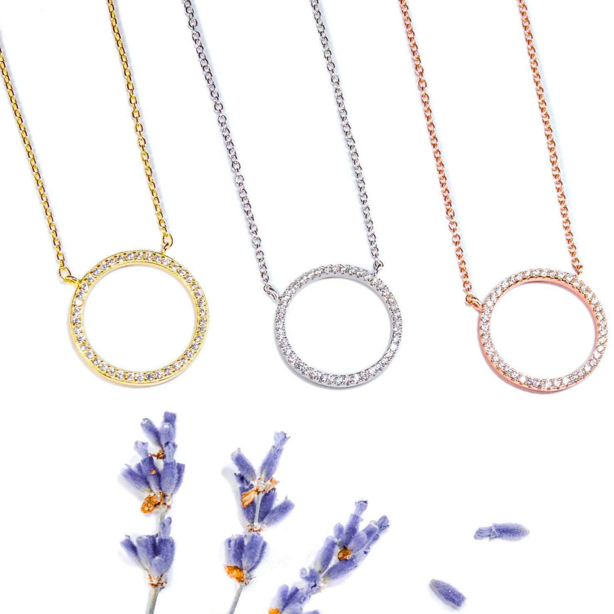 Large Circle Necklaces