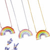 Rainbow Enamel Necklaces