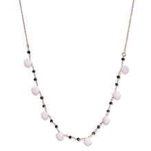 Rose Quartz& Onyx Beaded Handmade Necklaces
