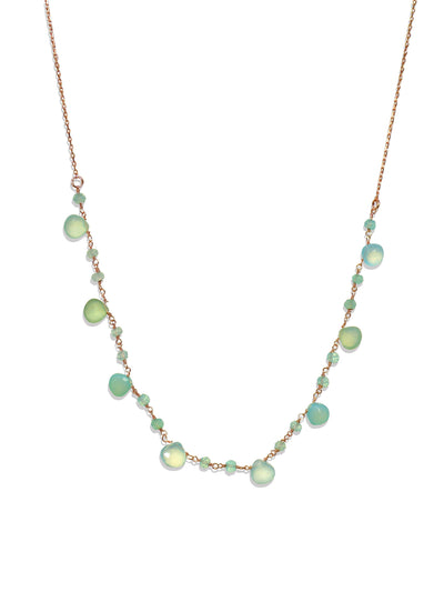 Chalcedony Beaded Handmade Necklaces