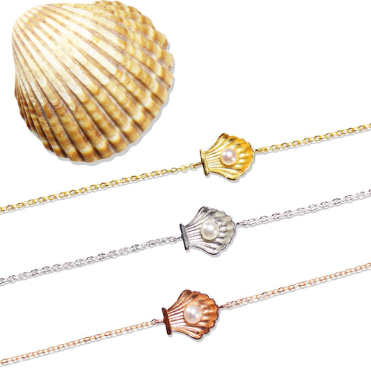 Shell & Pearl Bracelet