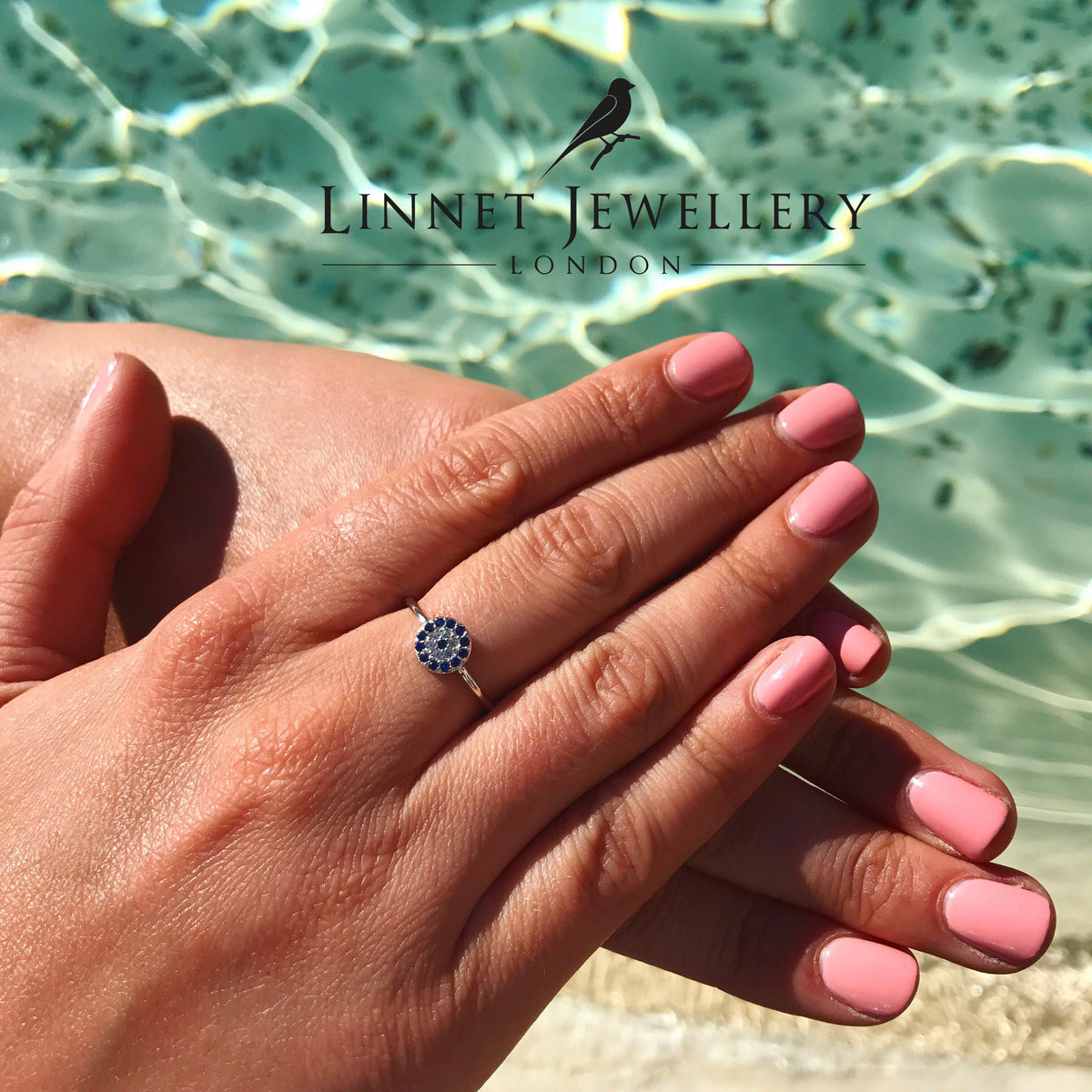 Small Lucky Turkish Greek Evil Eye Rings