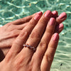 Ten Stone Engagement Ring