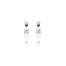 3pcs Double Stone Earrings