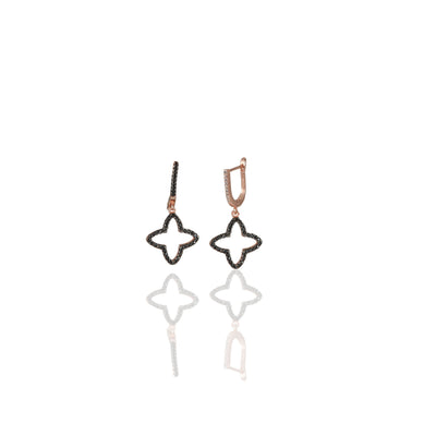 Sharp Clover Earrings
