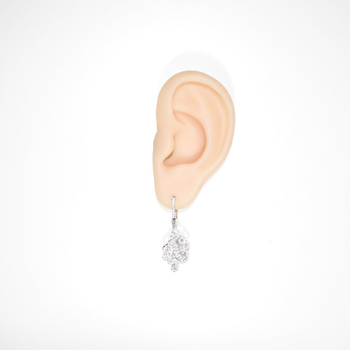Dali Dangle Earrings, Cz Stones