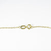 British Vintage Solid Pearl & Ruby Necklace , 9K Solid Yellow Gold