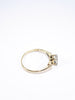 Vintage Thin .15ct Diamond Solitaire Ring, 14ct Solid Yellow Gold ( UK L  - US 6 )