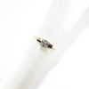 Vintage Thin .15ct Diamond Solitaire Ring, 14ct Solid Yellow Gold ( UK L  - US 6 )