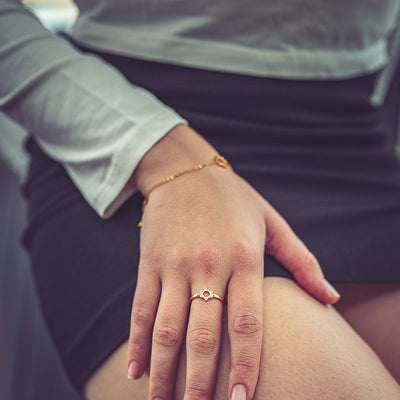 Plain Jewish Star of David Rings