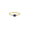 Sapphire Look Cz Stone Rings