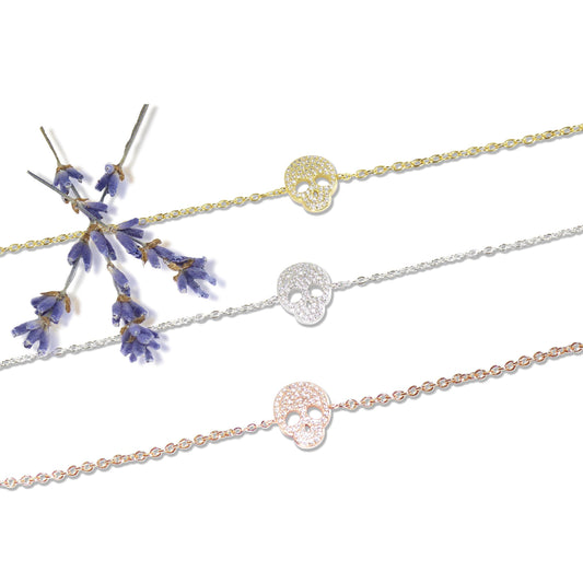 Skull Bracelet Cz