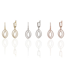 Double Ellipse Dangle Earrings
