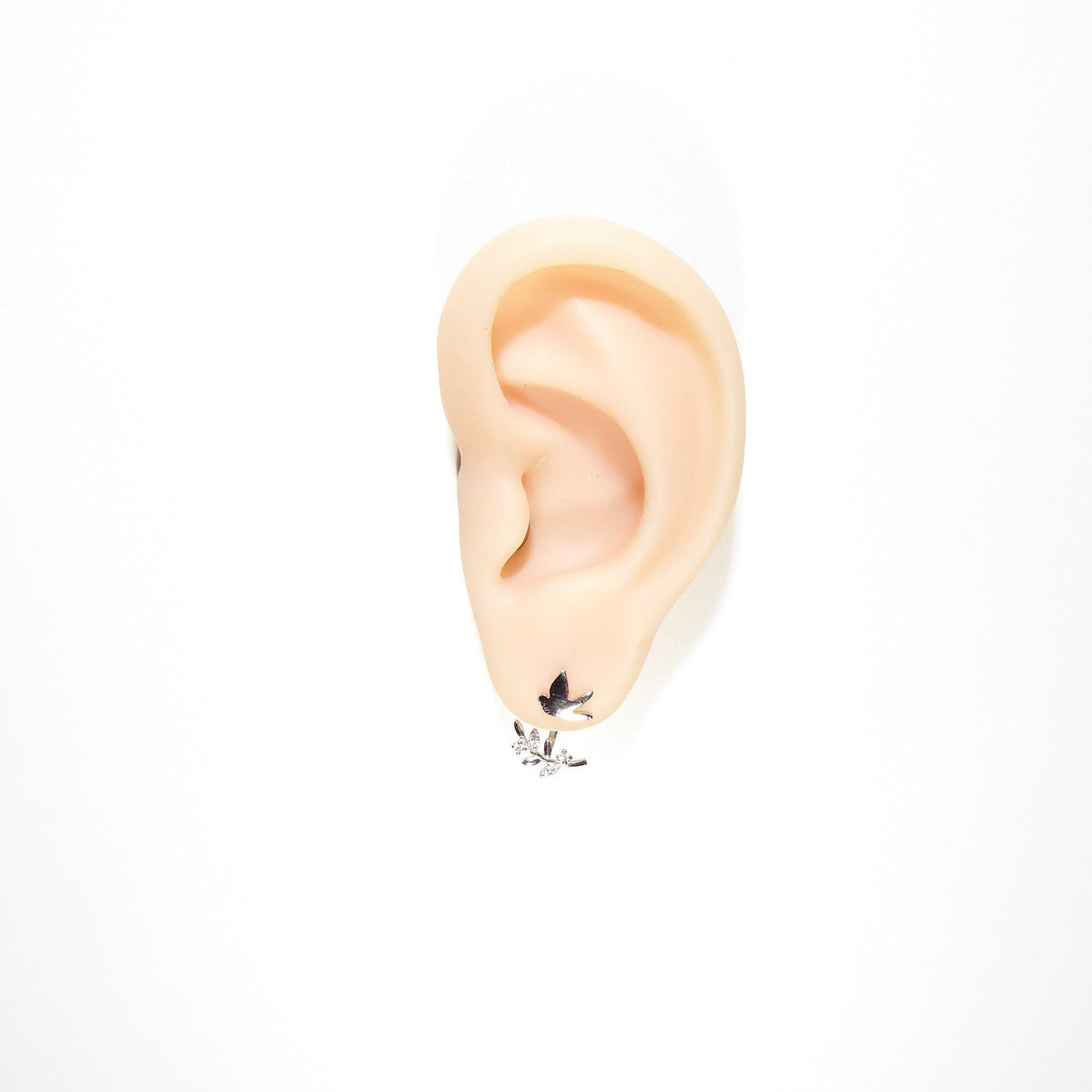 Bird Leaf 3 Pieces Earrings